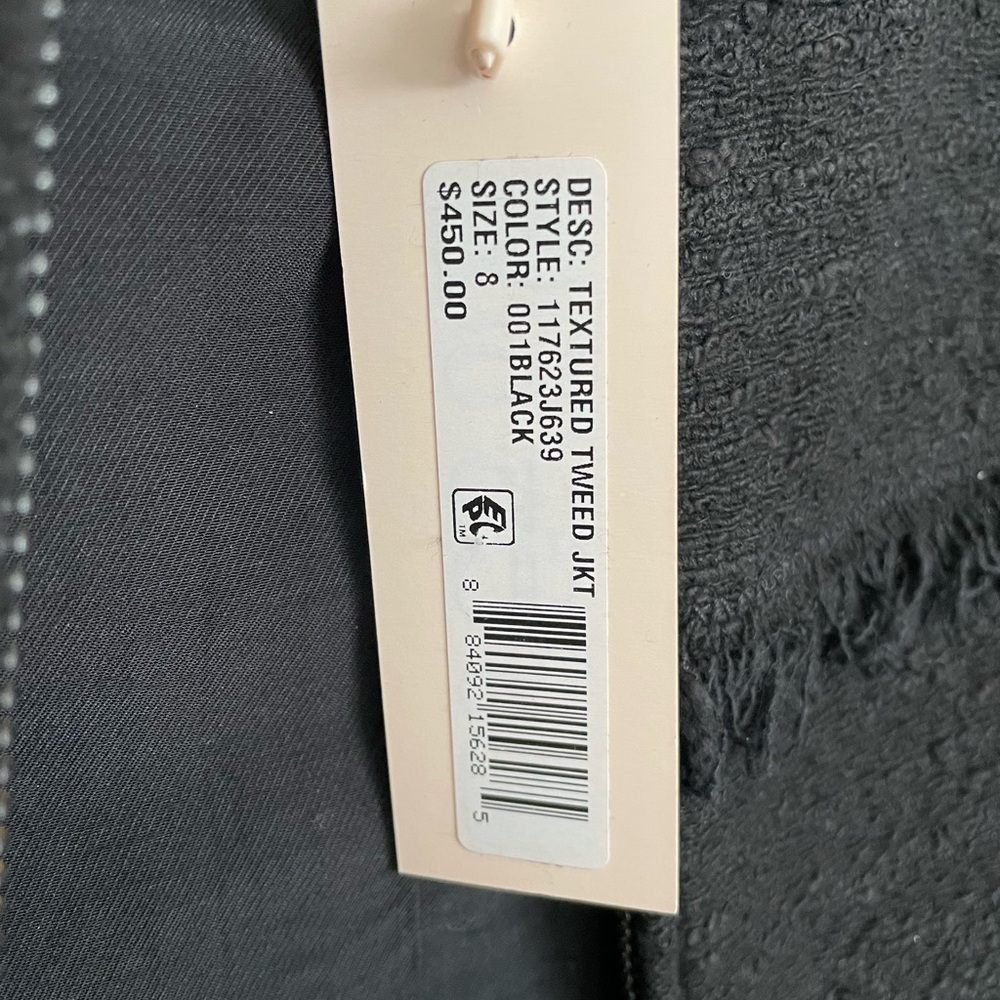 Rebecca Taylor Black Cropped Jacket NWT - Picture 4 of 7